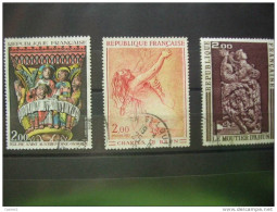 SERIE COMPLETE OBLITEREE   YVERT N°1741.1743 - Used Stamps