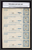 95273c Colis Postaux Paris Pour Paris N°154 2f90 Fortin Neuf ** Mnh Feuille Complete (sheet) Cote 120 Euro + - Neufs