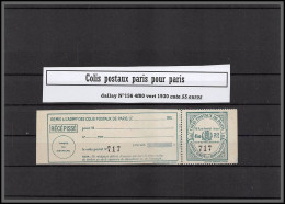 95274 Colis Postaux Paris Pour Paris N°155 4f80 Vert 1930 Neuf ** Mnh Cote 55 Euros - Nuevos