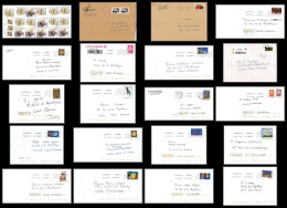 95710 - Lot De 20 Courriers Lettres Enveloppes De L'année 2020 Divers Affranchissements En EUROS - Covers & Documents