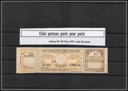 95267 Colis Postaux Paris Pour Paris N°140 5kg  Cote 60 Euros  - Ungebraucht