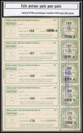 95260 Colis Postaux Paris Pour Paris N°69a 60C VERT Envoi En Nombre 1919 Cote 625 Euros Feuille Sheet Surcharge  - Ongebruikt