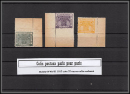 95255c Discount Colis Postaux Paris Pour Paris N°49/51 Colis Non Réclamé Cote 37 Euros Coin De Feuille - Nuovi