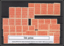 95208b Colis Postaux N°25 15c Valeur Déclarée Lot De 36 Valeurs Dont Blocs Nuances Neuf (x) Cote 684 Euros Discount - Neufs