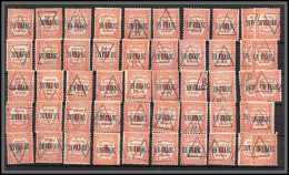 95194 TAXE N°63 X 50 Exemplaires TB Oblitérés Oblitération Triangle R - Used Stamps