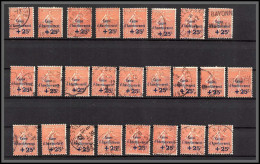 95173 N°250 Caisse D'amortissement X 25 Exemplaires TB Oblitérés Cote 750 - Used Stamps