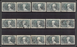 95067 N°381 Chomeurs Intellectuels Jacques Callot X 15 Exemplaires TB/TTB Oblitérés Top Oblitérations - Used Stamps