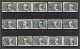 95068 N°381 Chomeurs Intellectuels Jacques Callot X 15 Exemplaires TB/TTB Oblitérés Top Oblitérations - Used Stamps