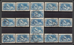 95055 N°419 Sauver La Race Vierge à L'enfant Virgin X 17 Exemplaires TB Oblitérés Top Oblitérations - Used Stamps