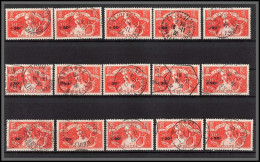 95022 N°329 Au Profit Des Chômeurs Intellectuels X 15 Exemplaires TB Oblitérés Top Oblitérations - Used Stamps