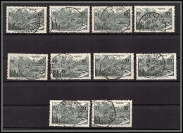 95002 N°358 Col De L'Iseran Savoie X 10 Exemplaires TB/TTB Oblitérés Top Oblitérations - Used Stamps