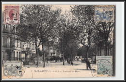 96185 N°162 163 164 165 Marmande 1924 Boulevard Maré Orphelins De Guerre Carte Postale Postcard France - Cartas & Documentos