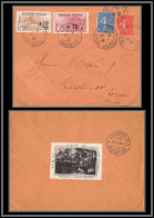 96173 N°167/168 Nice 1928 Luceerne Suisse Vignette Touquet Paris Plage Orphelins De Guerre Lettre Cover France - Storia Postale