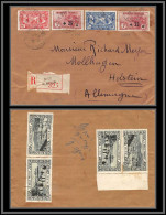 96170 N°168 X 2 244/245 Recommandé Vignette Nice Holstein Allemagne Germany 1935 Orphelins De Guerre Lettre Cover France - Covers & Documents