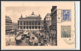 96152 N°163 + 294 Colombe Dove Paris Opéra 1934 Orphelins De Guerre Carte Postale Postcard France - Brieven En Documenten