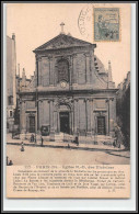 96143 N°163 Pontoise 1929 Orphelins De Guerre Seul Sur Carte Postale Paris Eglise Des Victoires Postcard France - Lettres & Documents