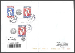 96061 Bloc N°8 Philexfrance 82 France Lettre Suivie Cover Bel Affranchissement 2019 La Baule Pour St Etienne Loire - 1961-....