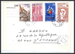 96017 France Entier Stationery Philexfrance  82+ Complément Bel Affranchissement 2020 Remalard Pour St Etienne Loire - Standard Covers & Stamped On Demand (before 1995)