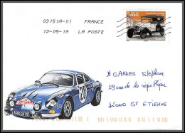 96023 N°5302 Voiture (Cars) Citroen  France Lettre Illustrée Cover Bel Affranchissement Pour St Etienne Loire - 1961-....