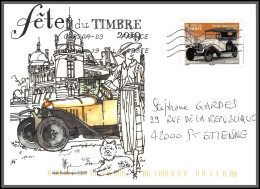 96026 N°5302 Voiture (Cars) Citroen  France Lettre Illustrée Cover Bel Affranchissement Pour St Etienne Loire - 1961-....