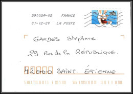 95968 1/12/2020 2ème Confinement Eaunes Pour St Etienne Loire France Lettre Cover - Briefe U. Dokumente