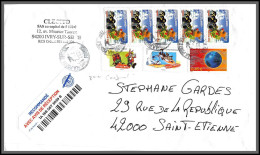 95962 /2021 7/4/2021 3ème Confinement Ivry Pour St Etienne Loire France Devant De Lettre Cover - Brieven En Documenten