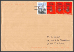 95964 28/11/2020 2ème Confinement Belleuse Pour St Etienne Loire France Lettre Cover - Storia Postale