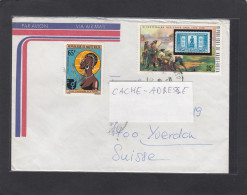 LETTRE AVEC TIMBRES " ANNEE INTERNATIONALE DE LA FEMME/BICENTENAIRE DES USA ". - Upper Volta (1958-1984)