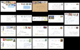 95956 - Lot De 19 Courriers Lettres Enveloppes Période Du 3ème Confinement COVID 3 Avril Au 3 Mai 2021  - Brieven En Documenten