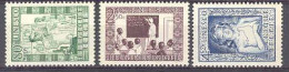 COB 842/44 UNESCO 1951 MH-met Scharnier-neuf Avec Charniere - Unused Stamps