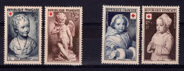 Timbre France Y&T Série N° 876 - 877 -914 - 915 **. Neufs Luxe.Croix Rouge 1950 (1-2) - Unused Stamps