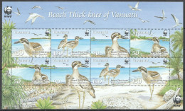 Vanuatu - 2009 - Beach Thick-knee Of Vanuatu WWF - Yv 1351/54 - Other & Unclassified