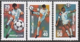 United States (USA) - 1994 - World Cup 94 - Yv 2239/41 - 1994 – USA