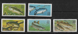 United States (USA) - 1986 - Fish - Yv 1622/26 - Poissons