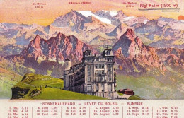  Schweiz - Lucerne - RIGI KULM 1800m - Andere & Zonder Classificatie