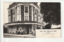 CP 91 CORBEIL Hotel Café Tabac De La Gare 2 Rue D'Essonnes - Corbeil Essonnes