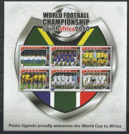 Uganda (Ouganda) - 2010 - Soccer: World Cup - Yv 2291/96 - 2010 – Zuid-Afrika