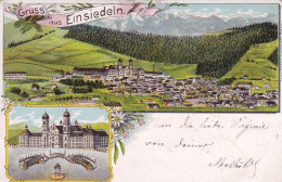 Gruss Aus EINSIEDELN - Litho 1899 - Andere & Zonder Classificatie