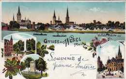 Gruss Aus WESEL - Litho  - Wesel