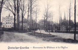 OOSTACKER - LOURDES - Panorama Du Chateau Et De L'église - Gent