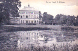 Gent - Oostacker  - Chateau Slootendries -  Pension De Dames Des Soeurs De Jesus - Etang Et Facade Du Chateau - Gent