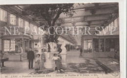 Carte Postale CPA Lyon (69) Exposition Internationale 1914 Interieur Pavillon De La Soierie Tampon Officiel 1916 - Other & Unclassified