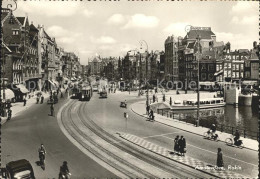 71989631 Amsterdam Niederlande Rokin Strassenbahn Boot  Amsterdam - Autres & Non Classés