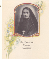 Santino Sr.frances Xavier Cabrini - Images Religieuses