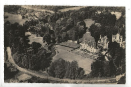 Clères  (76) : Vue Aérienne Générale Au Niveau Du Quartier Du Château En 1950 PF. - Clères