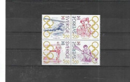 SUECIA Nº 1703 AL 1706 - Unused Stamps