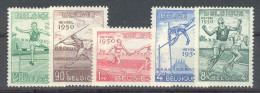 COB 827/31 Atlitiek Heyzelstadion-Atlétisme Heyzel 1950 MH-met Scharnier-neuf Avec Charniere - Unused Stamps