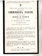 Ellezelles 1840 - 1906 , Emmanuel Fleur - Obituary Notices