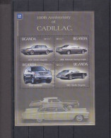 Uganda (Ouganda) - 2003 - Cadillac - Yv 2132/35 - Autos