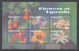 Uganda (Ouganda) - 2002 - Flowers Of Uganda - Yv 2073/78 - Other & Unclassified